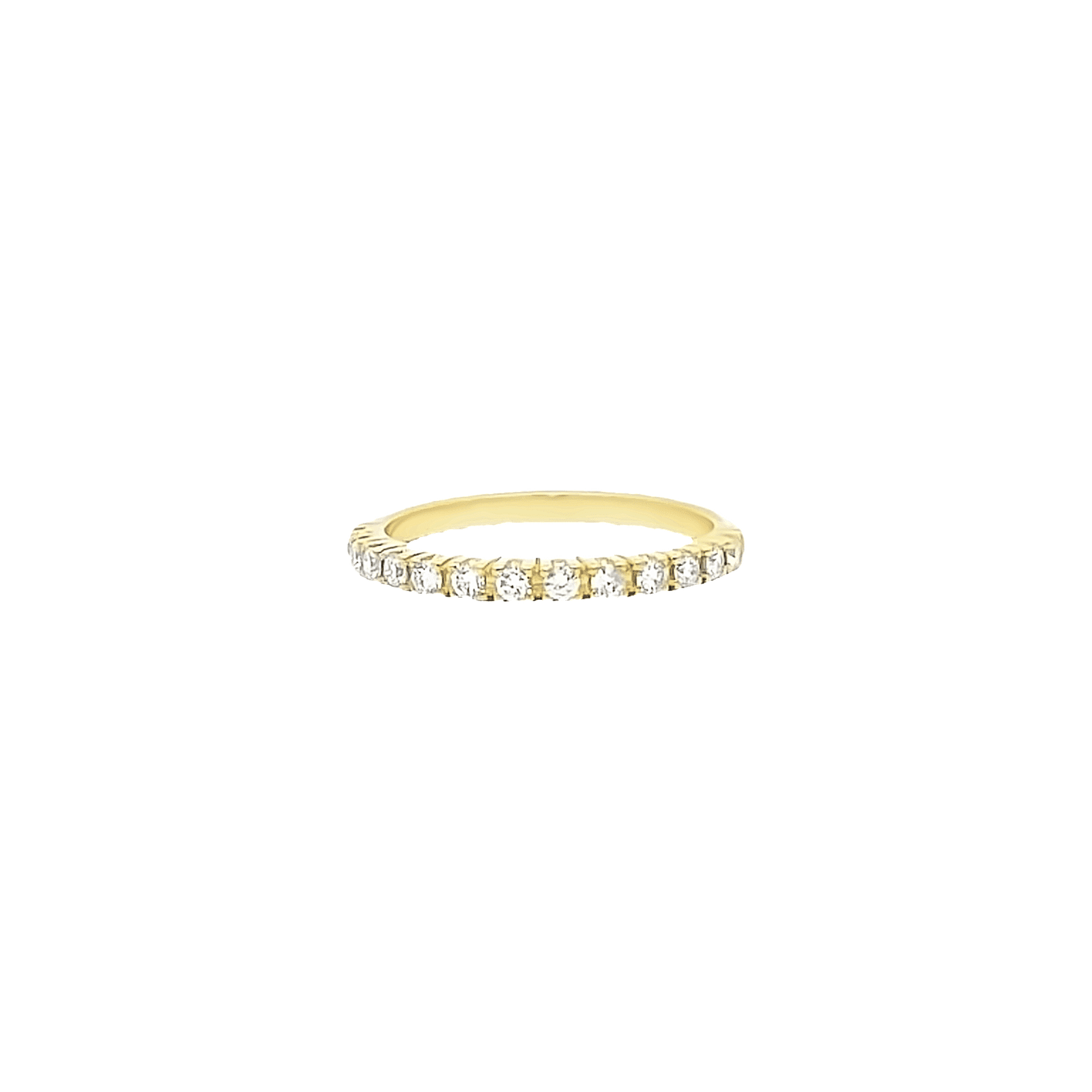 0.28ct H VS yellow gold eternity ring