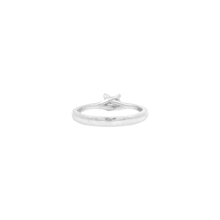 0.41ct F VS2 Diamond engagement ring