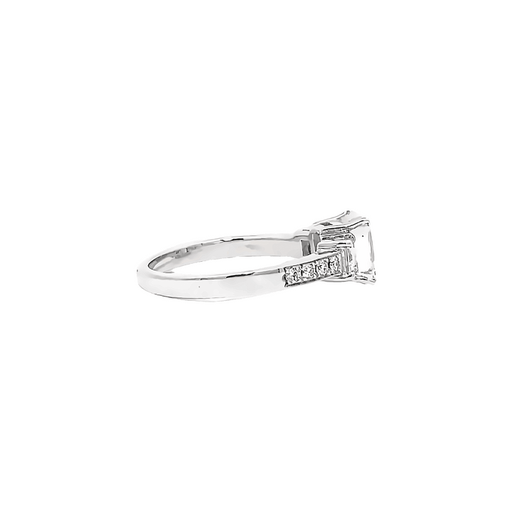 1.68ct J VS1 Princess cut diamond engagement ring