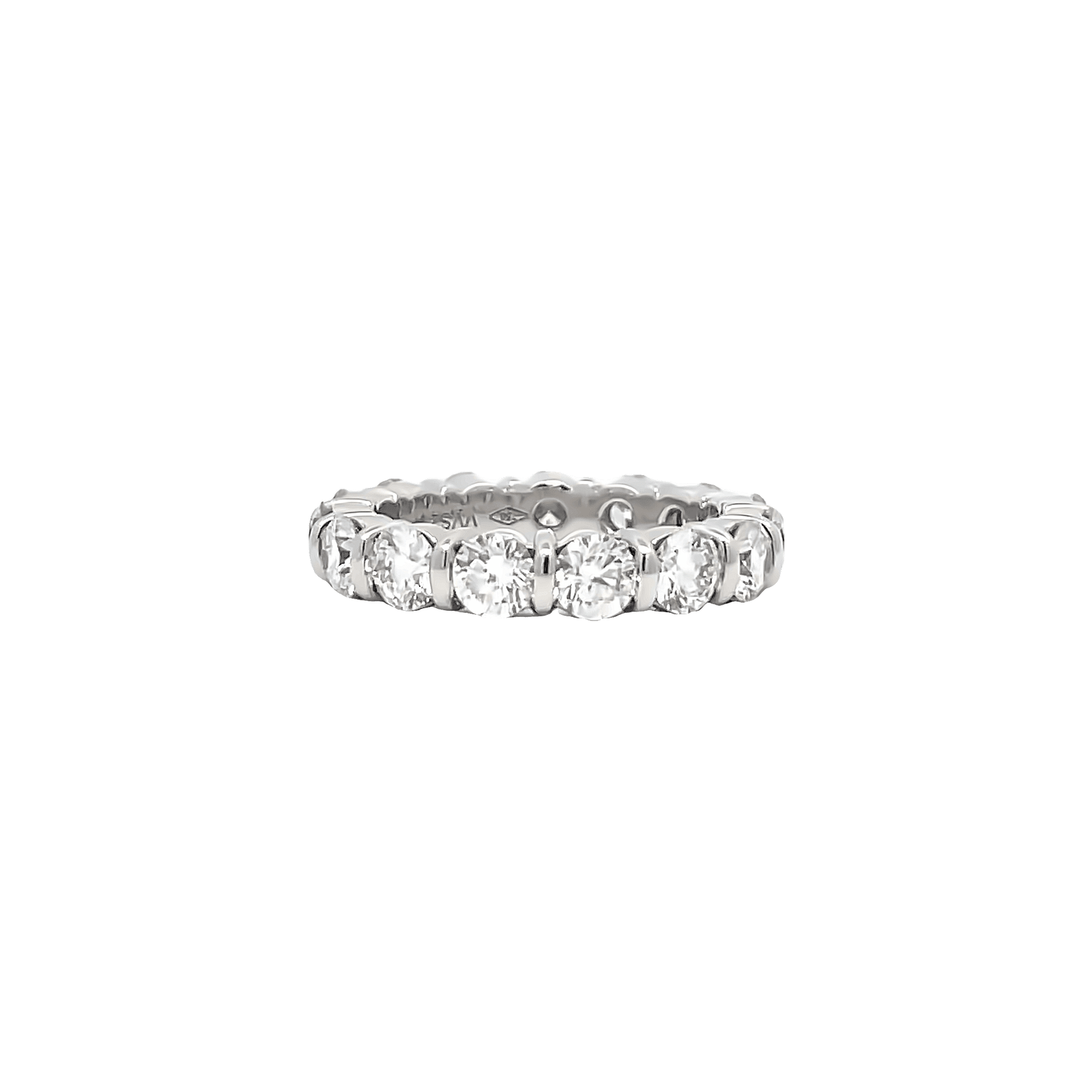 3.43ct F VVS Eternity Ring