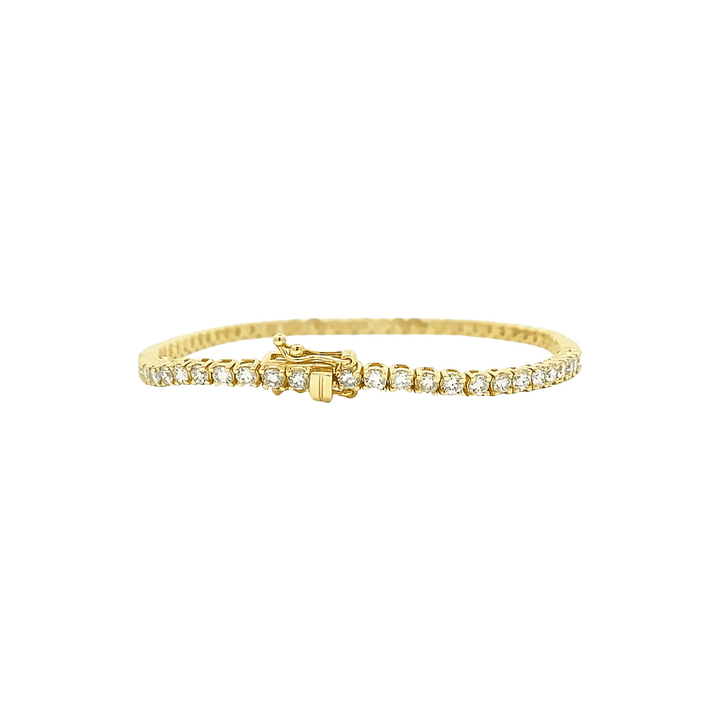 Tennis bracelet 18K yellow gold