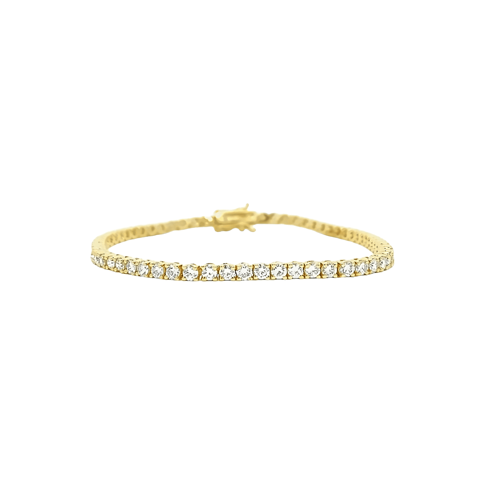 Tennis bracelet 18K yellow gold