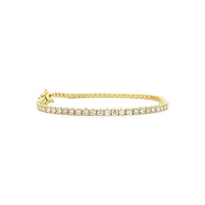 Tennis bracelet 18K yellow gold