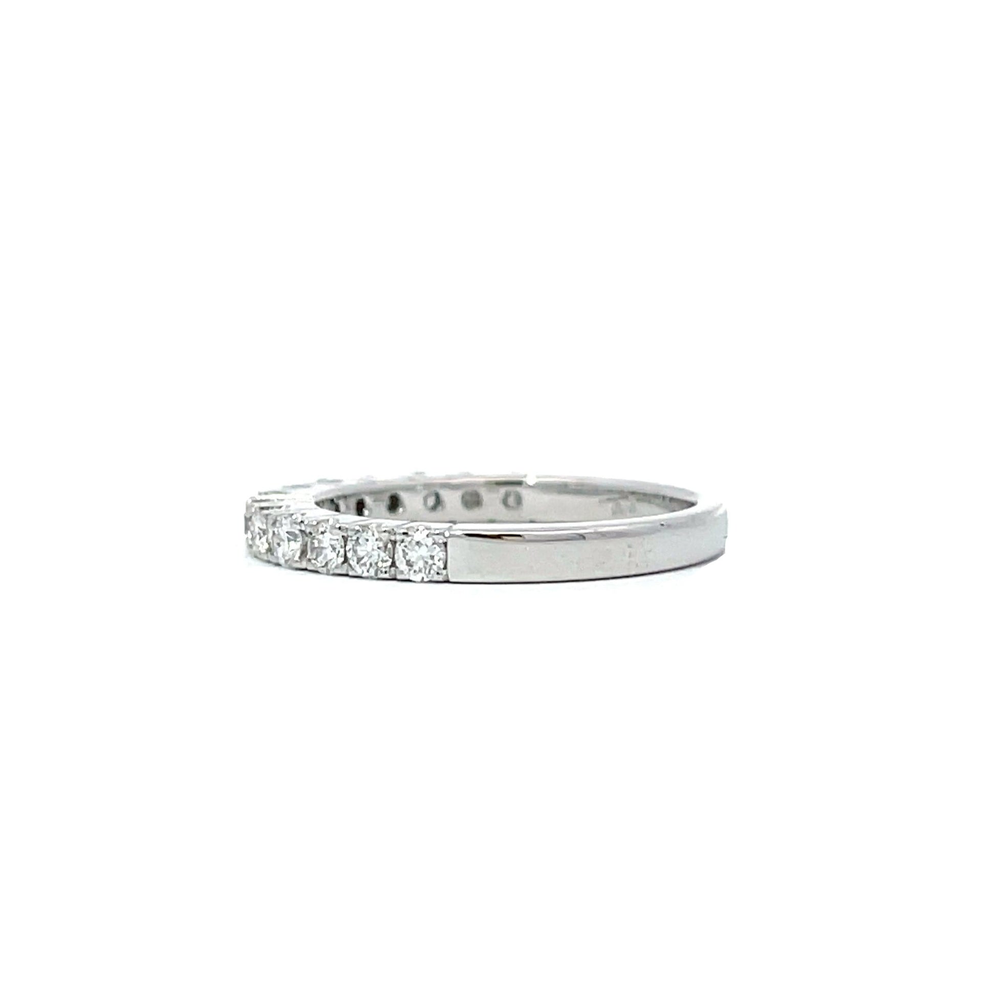 0.54ct halfway eternity ring