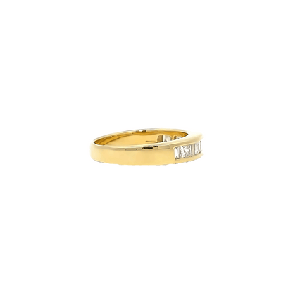 Yellow gold 0.50ct Eternity ring