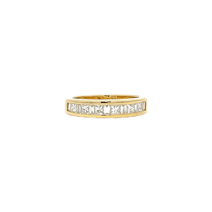 Yellow gold 0.50ct Eternity ring