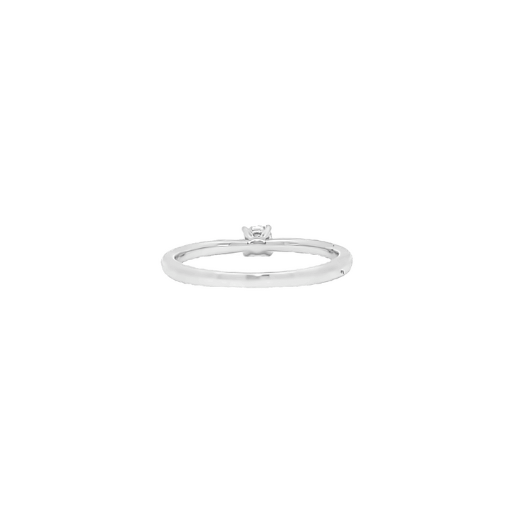 Solitaire Engagement ring 0.15ct F VVS