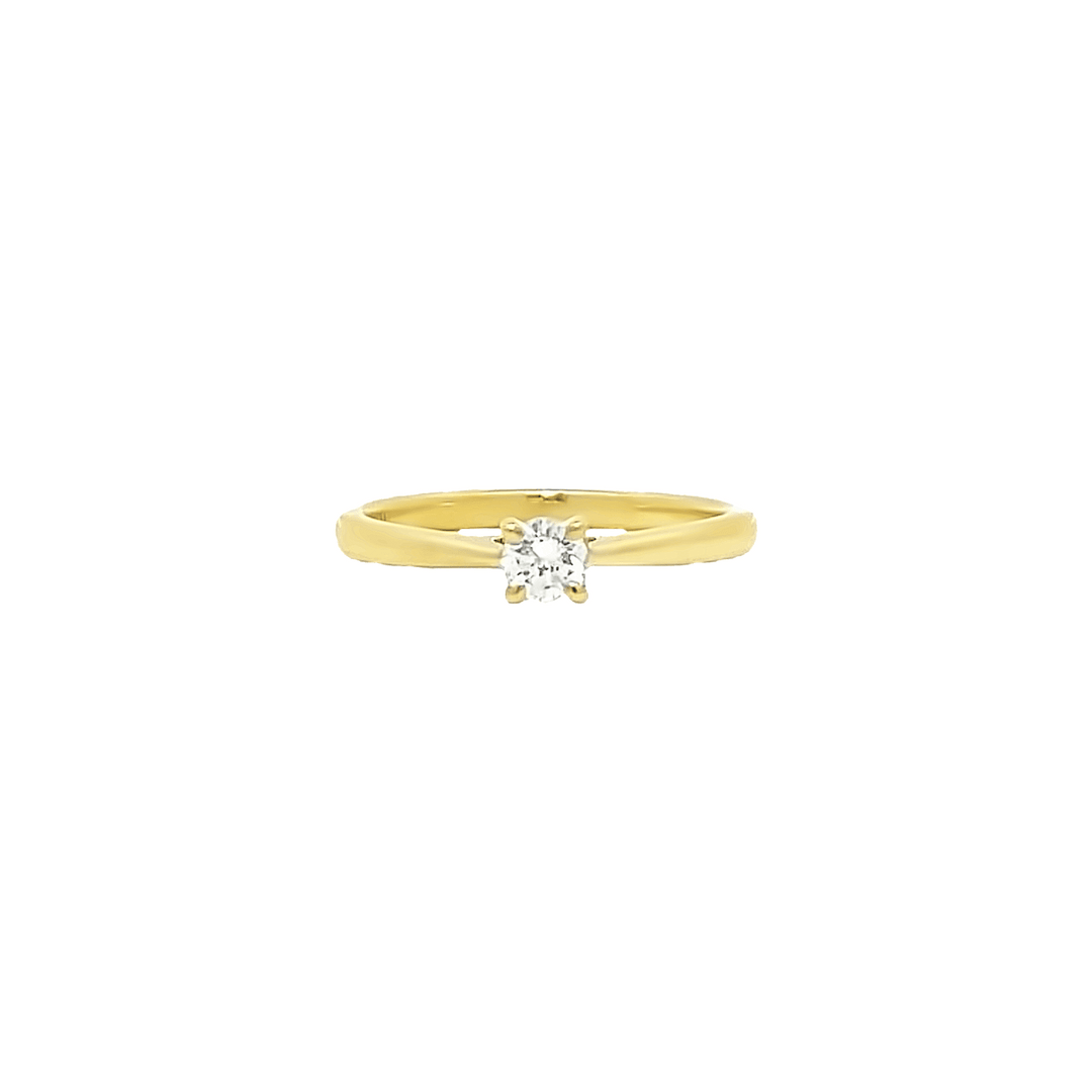 0.20ct F VS1 Solitaire engagement ring