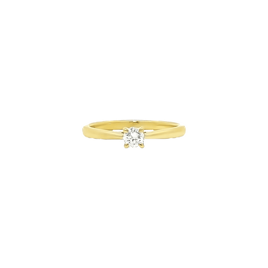 0.20ct F VS1 Solitaire engagement ring