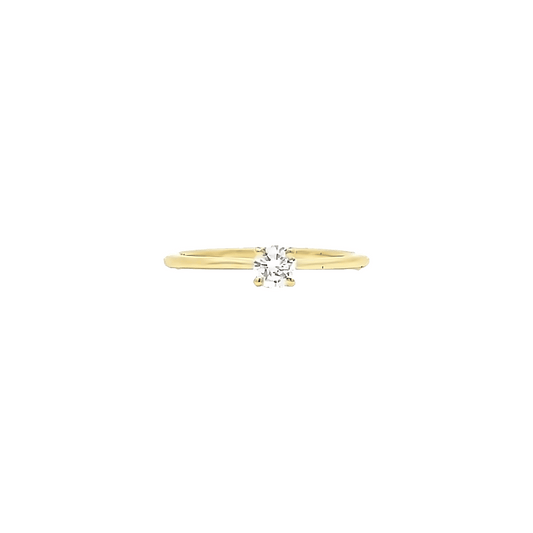 Solitaire Engagement Ring with 0.20ct F VS1