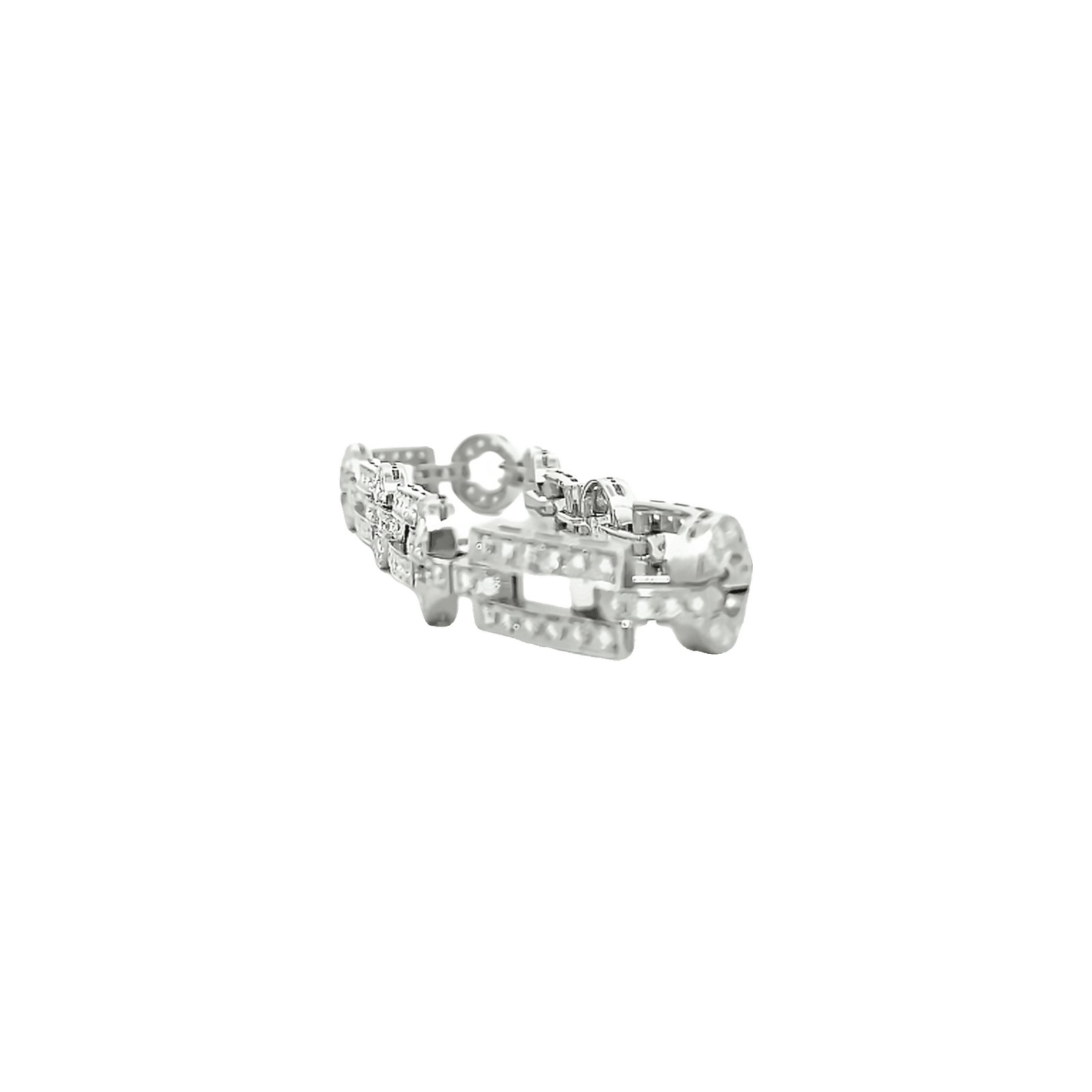 White gold 18K Diamond Bracelet 2.90 G VS