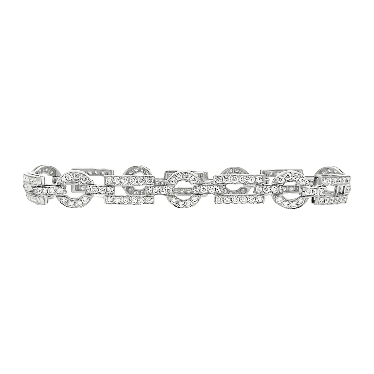 White gold 18K Diamond Bracelet 2.90 G VS