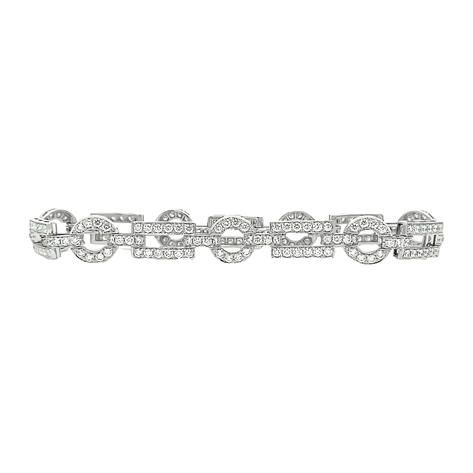 White gold 18K Diamond Bracelet 2.90 G VS