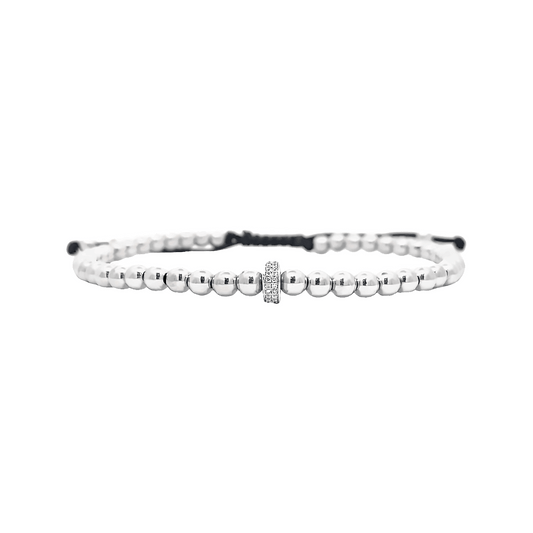 Bracelet white gold 18K 0.09ct H VS