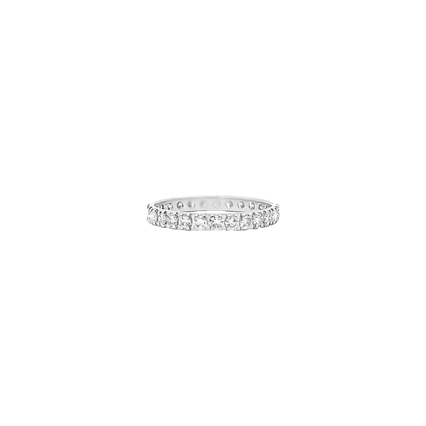 0.80ct white gold eternity ring