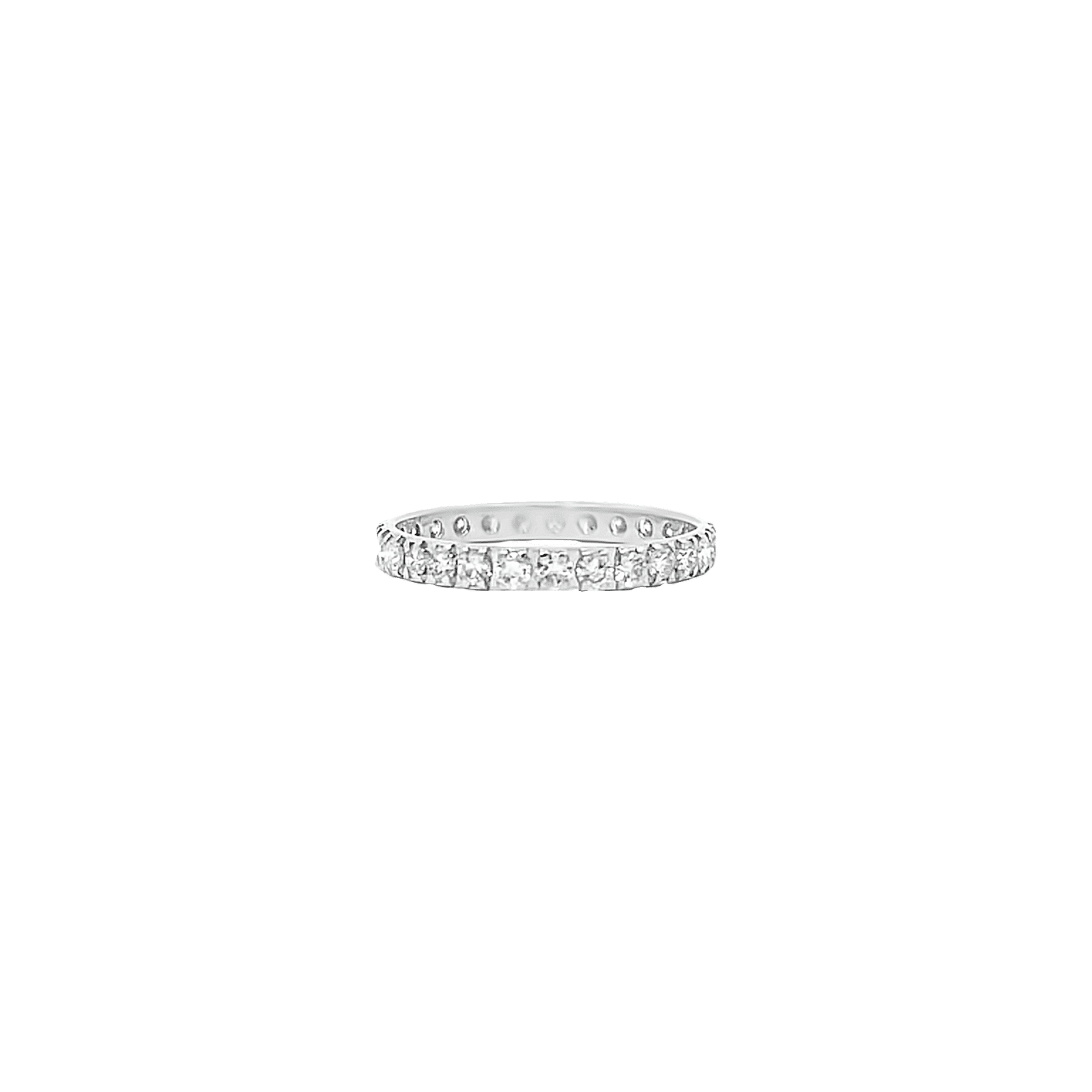 0.80ct white gold eternity ring