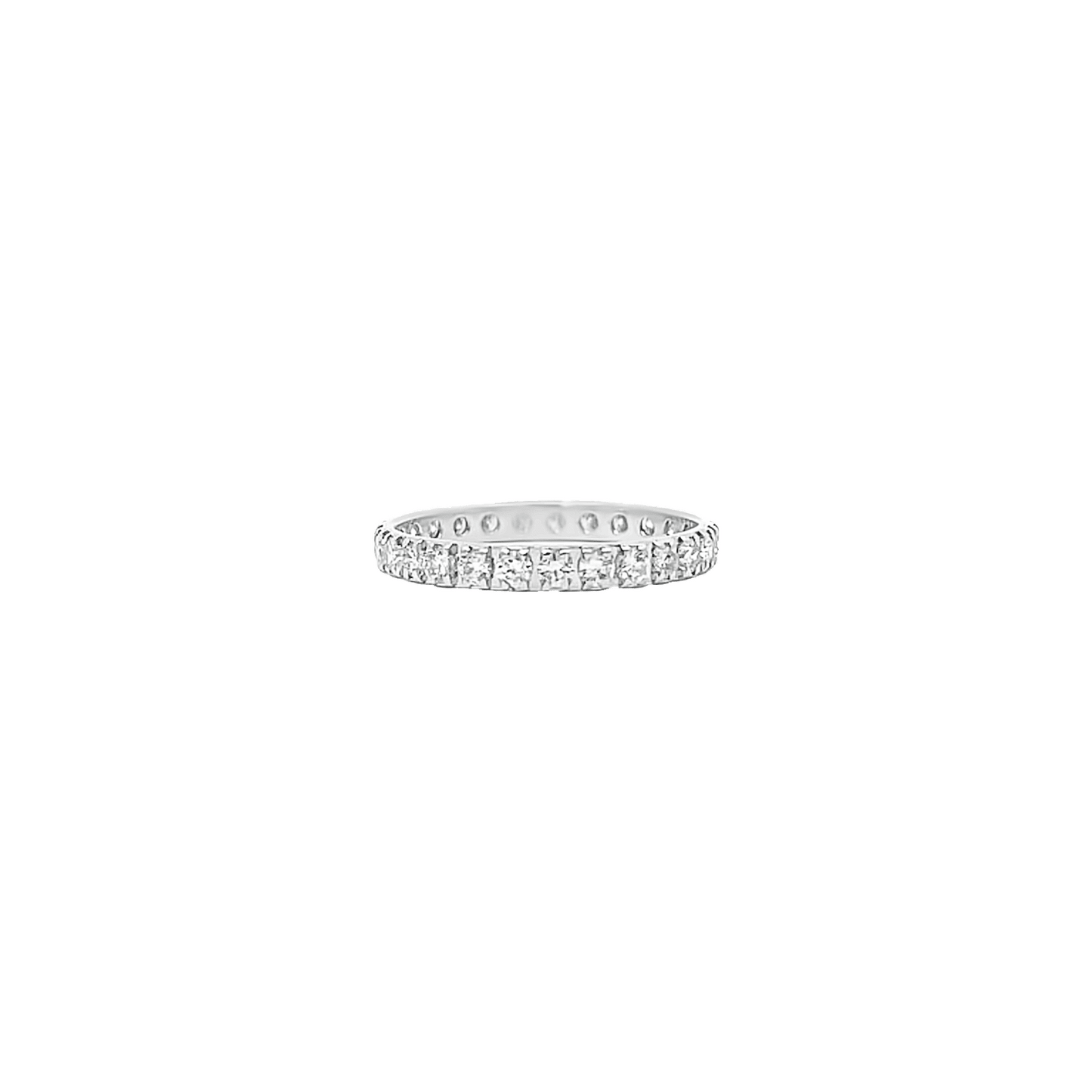 0.80ct white gold eternity ring