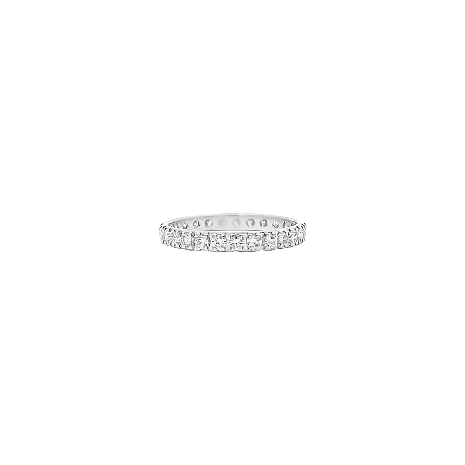 0.80ct white gold eternity ring