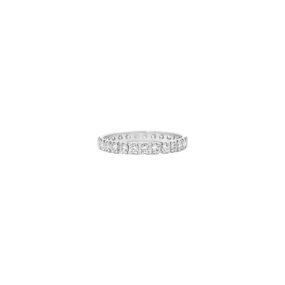 0.80ct white gold eternity ring