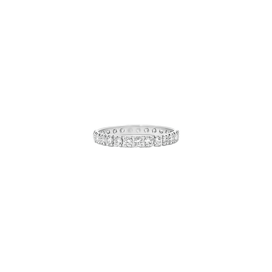 0.80ct white gold eternity ring