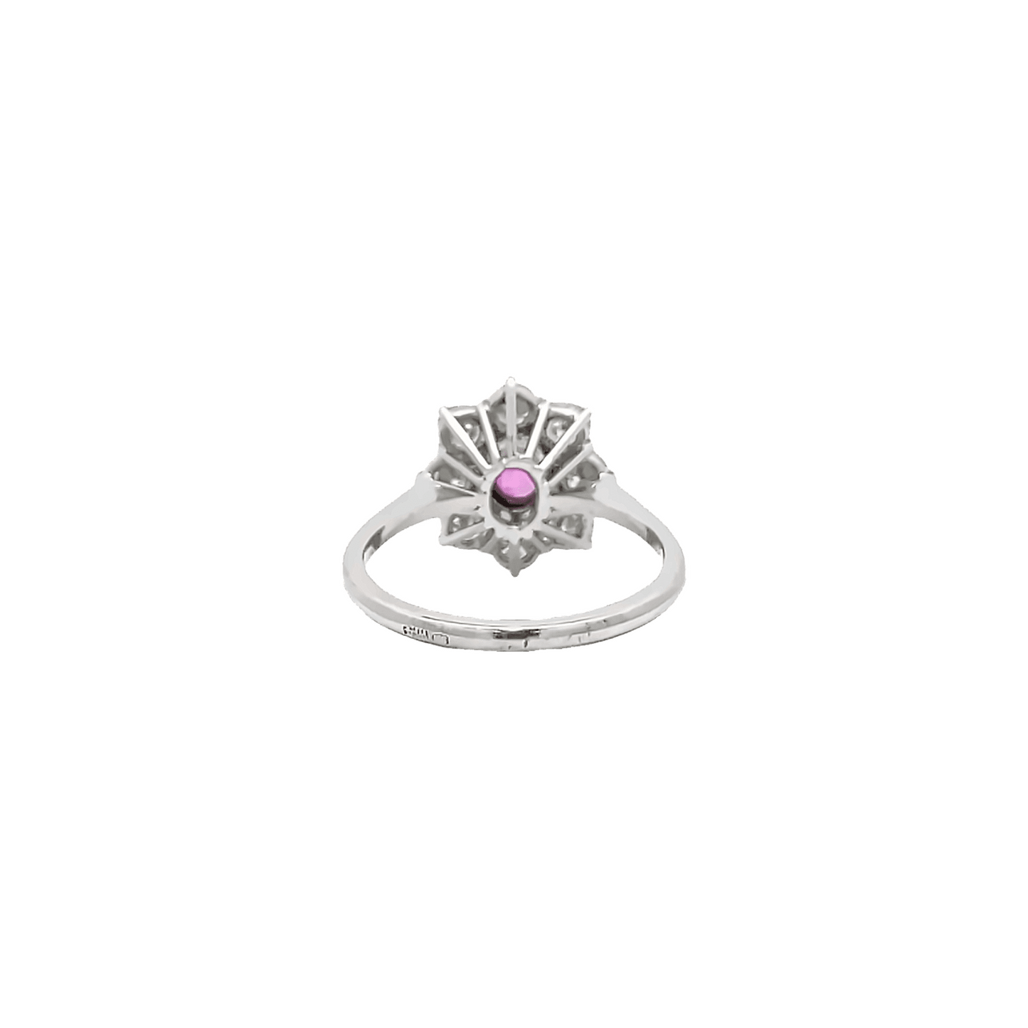 0.60ct Ruby engagement ring