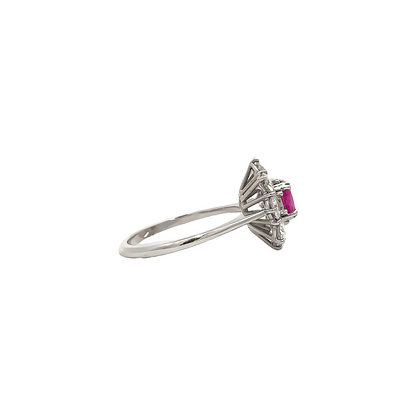 0.60ct Ruby engagement ring