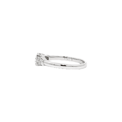 0.71ct J VS1 round cut diamond ring