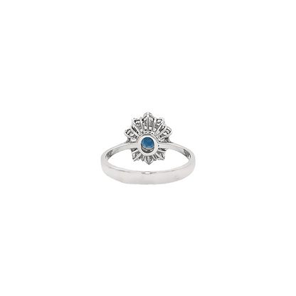 1.90ct Blue Sapphire Engagement ring