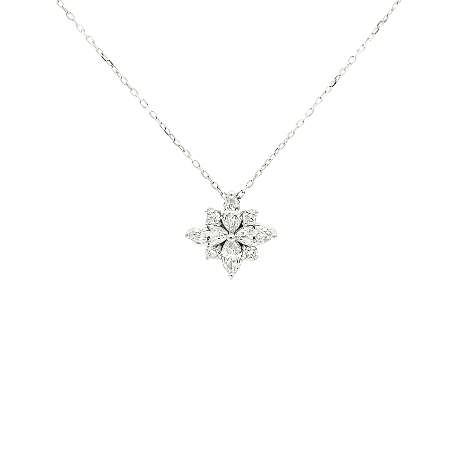 Marquise Flower pendant