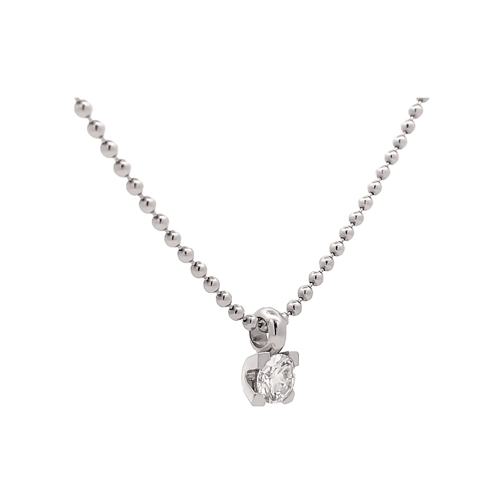 0.73ct F Si1 Diamond necklace
