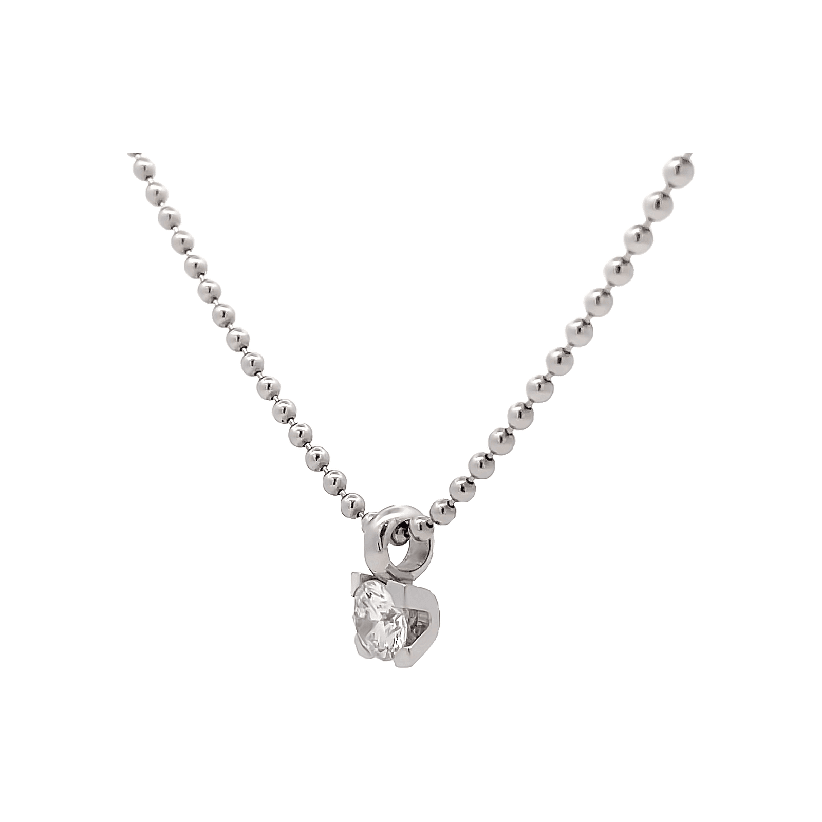 0.73ct F Si1 Diamond necklace