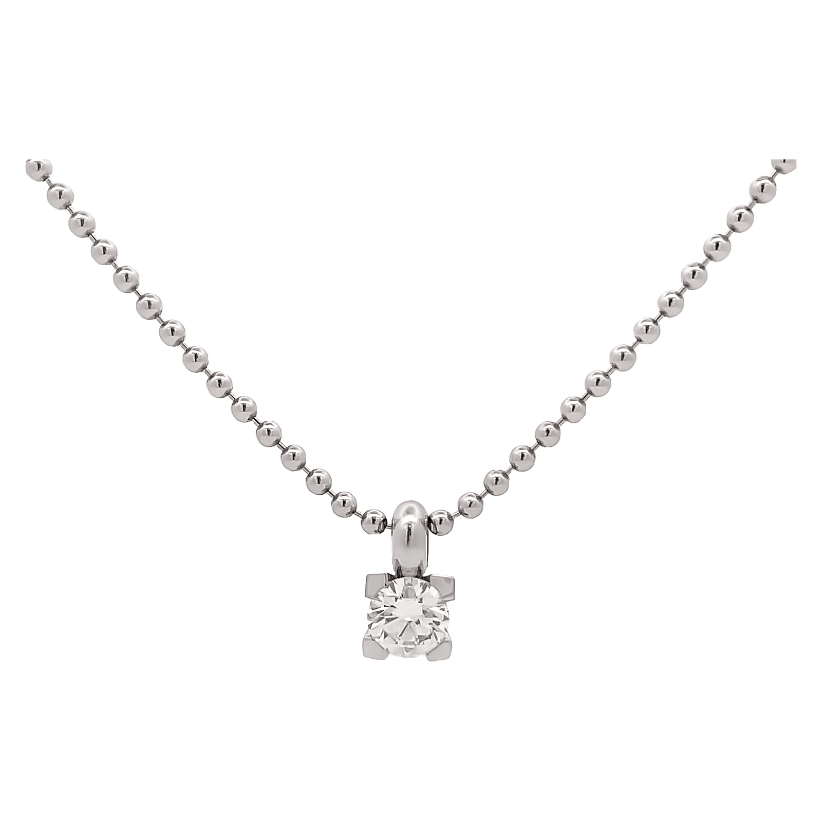 0.73ct F Si1 Diamond necklace