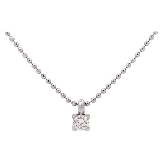 0.73ct F Si1 Diamond necklace